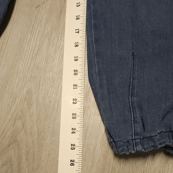 Jeans Skater Y2K Cargo Pockets Elastic Waist Baggy Parachute Hip Hop  Unisex XL - Picture 7 of 8